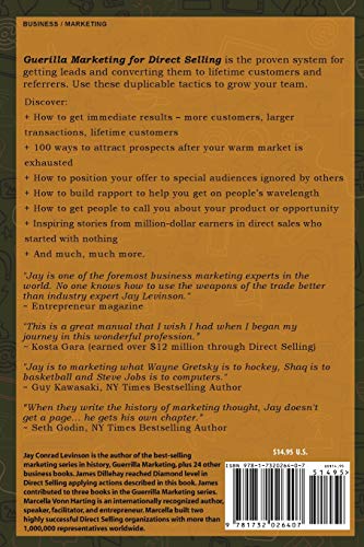 Guerilla Marketing for Direct Selling: Your Personal Marketing Plan to Generate More Leads, More Referrals, and More Repeat Busi,Used