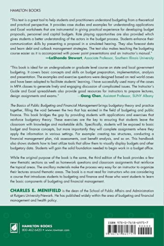 The Basics Of Public Budgeting And Financial Management, Third Edition-used