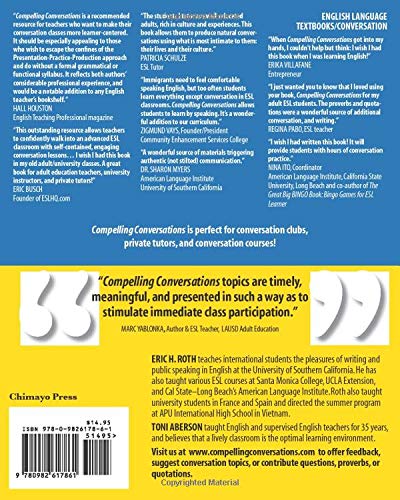 Compelling Conversations: 11 Selected Chapters for The Language Company High School Students (Special Editions for the Language ,Used