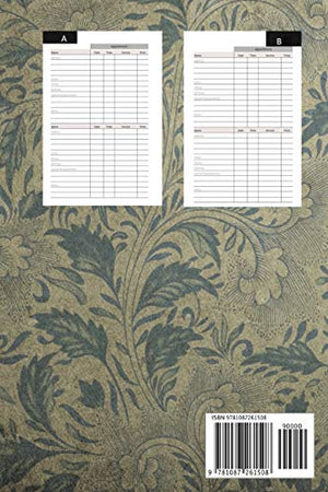 Hair Stylist Client Data Log Book: 6 x 9 Stylist Salon Client Tracking Address & Appointment Book with A to Z Alphabetic Tabs to,Used