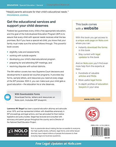 Complete IEP Guide, The: How to Advocate for Your Special Ed Child,Used