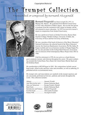 The Trumpet Collection: Compositions and Transcriptions of Bernard Fitzgerald (Trumpet & Piano),Used