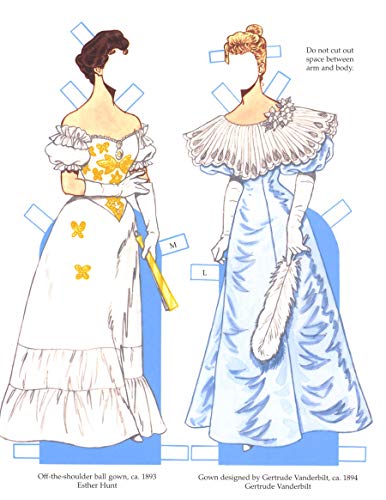 Newport Fashions of the Gilded Age Paper Dolls (Dover Victorian Paper Dolls),Used