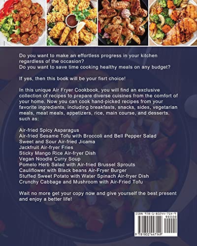 The Complete Chefman Air Fryer Cookbook: A step by step guide to master your Air Fryer and cook the most delicious recipes direc,Used