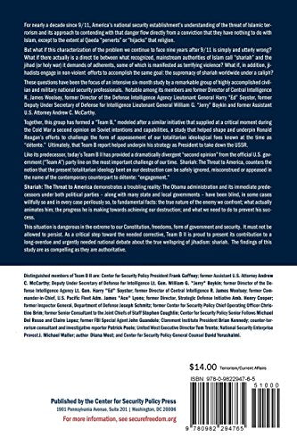 Shariah: The Threat To America: An Exercise In Competitive Analysis (Report of Team B II),Used
