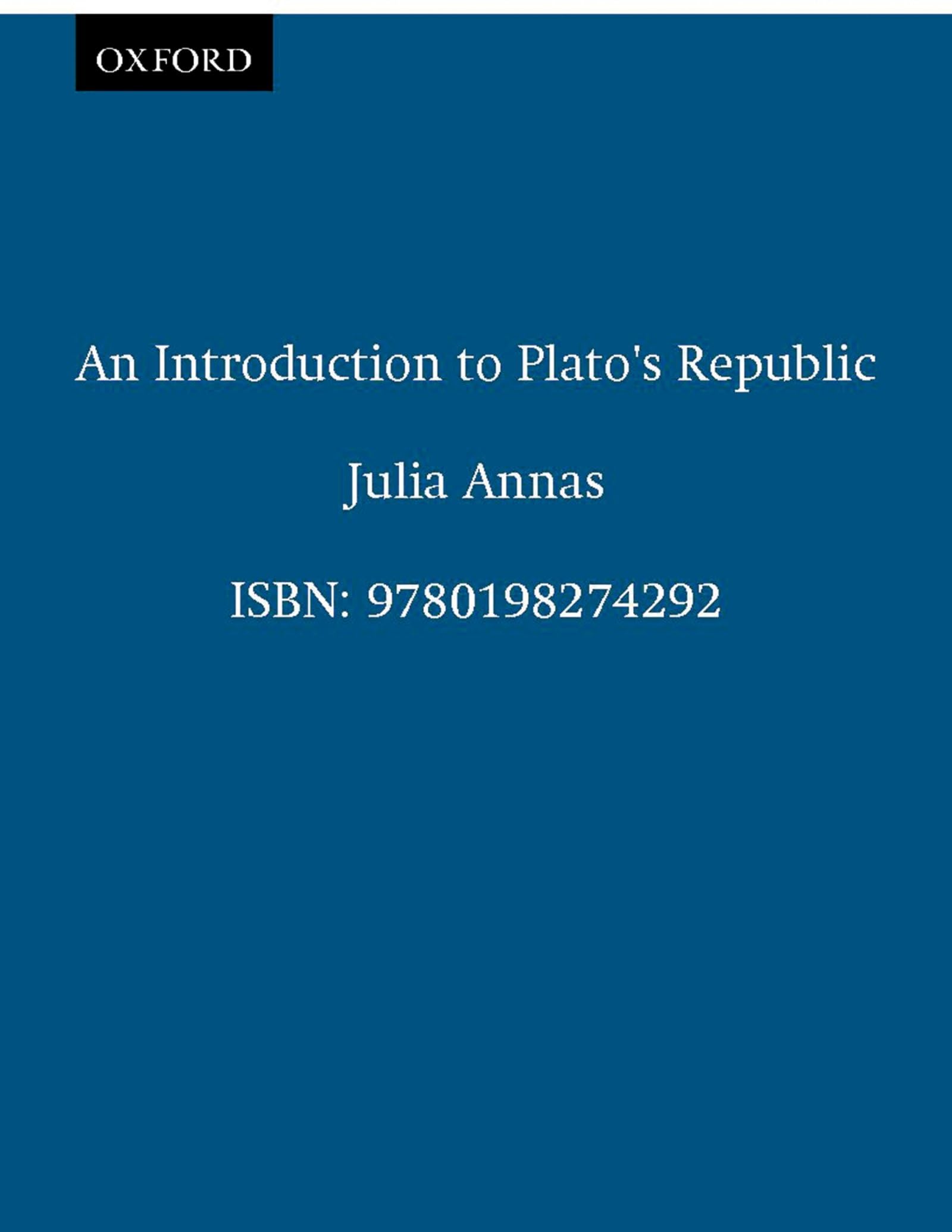 An Introduction to Plato's Republic,Used