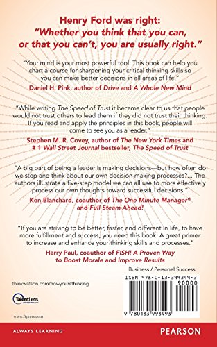 Now You're Thinking!: Change Your Thinking... Transform Your Life (paperback),Used