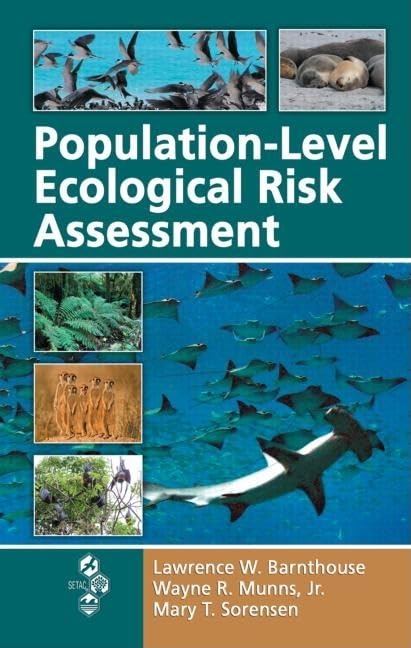 PopulationLevel Ecological Risk Assessment,Used