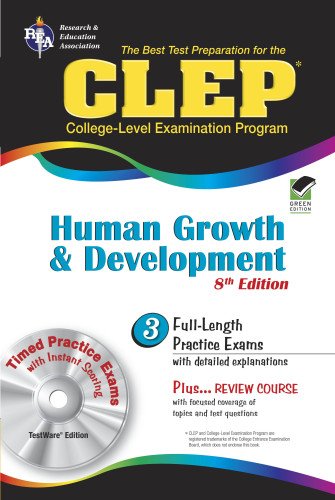 CLEP Human Growth and Development 8th Ed. (CLEP Test Preparation),Used