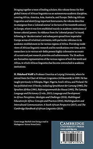 A History of African Linguistics,Used