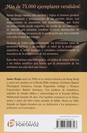 Cmo preparar mensajes bblicos (How to Prepare Bible Messages) (Spanish Edition),Used