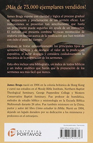Cmo preparar mensajes bblicos (How to Prepare Bible Messages) (Spanish Edition),Used