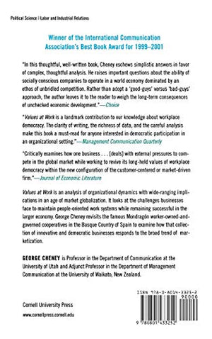 Values at Work: Employee Participation Meets Market Pressure at Mondragn,Used