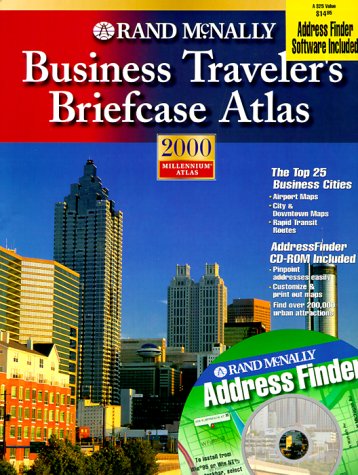 Rand McNally 2000 Business Traveler's Briefcase Atlas With Address Finder: United States Canada Mexico (Rand Mcnally Business Tr,Used