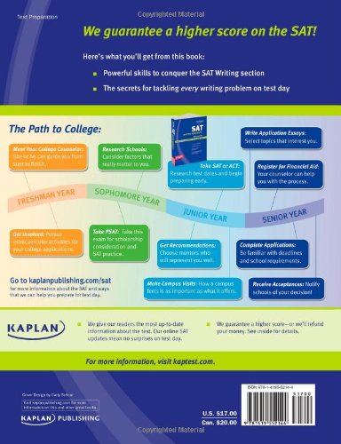 Kaplan SAT Writing Workbook,Used