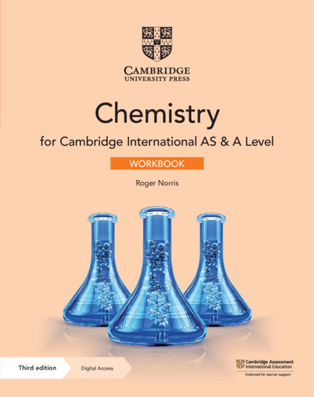 Cambridge International AS & A Level Chemistry Workbook with Digital Access (2 Years),Used