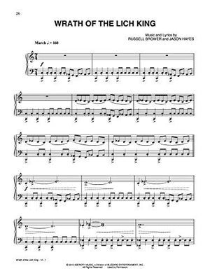 World of Warcraft Sheet Music Anthology: Piano Solos & Piano/Vocal,Used