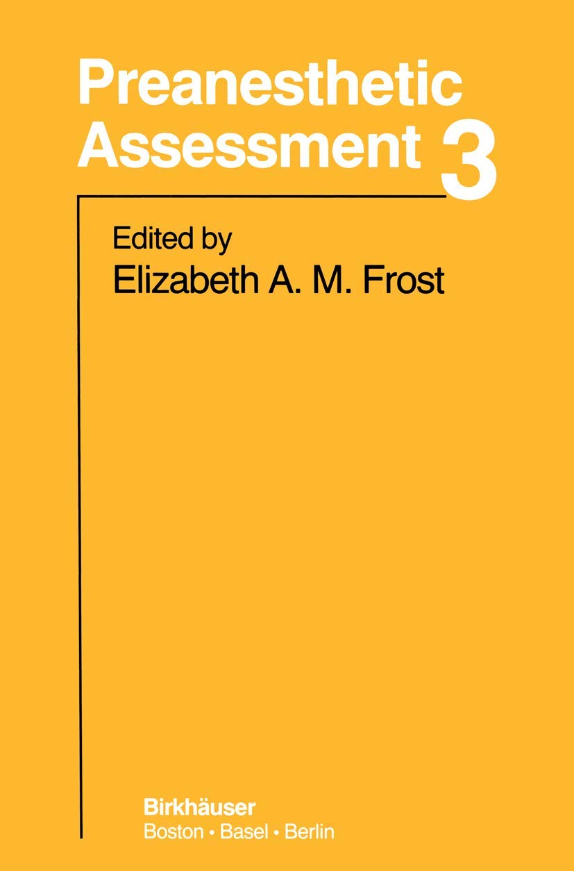 Preanesthetic Assessment 3,Used