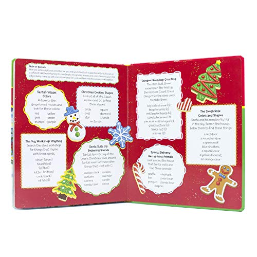 Merry Christmas with Santa Claus  First Look and Find  PI Kids,Used