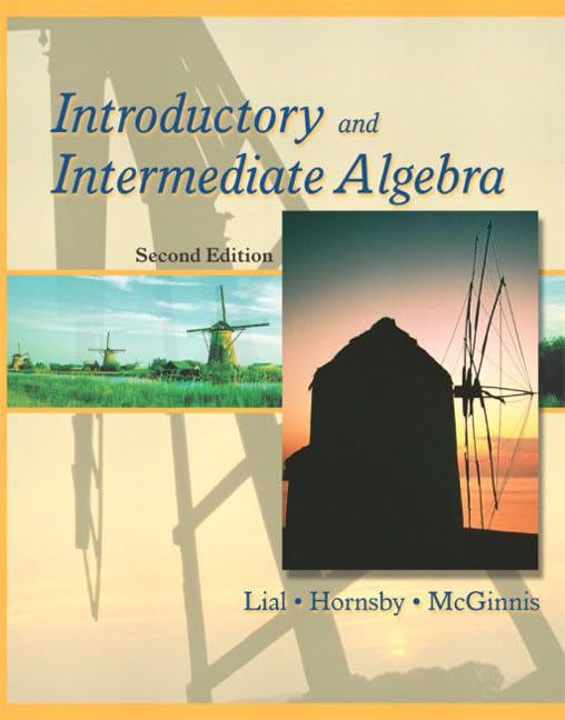 Introductory and Intermediate Algebra (2nd Edition),Used