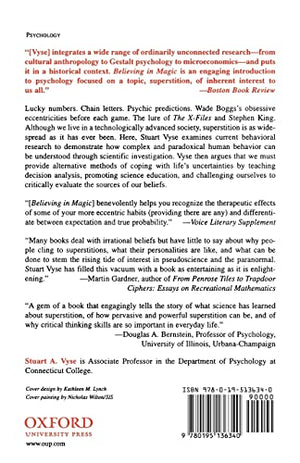 Believing in Magic: The Psychology of Superstition,Used