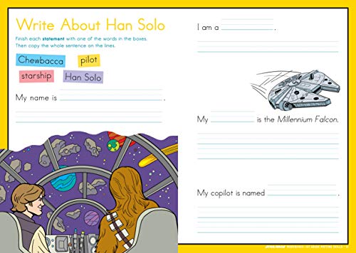 Star Wars Workbook: 1St Grade Writing Skills (Star Wars Workbooks),New