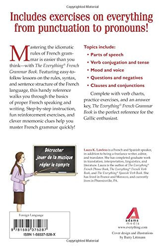 The Everything French Grammar Book: All the Rules You Need to Master Franais (Everything: Language and Literature),Used