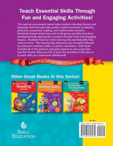 Early Childhood Phonemic Awareness Activities (Early Childhood Activities),Used