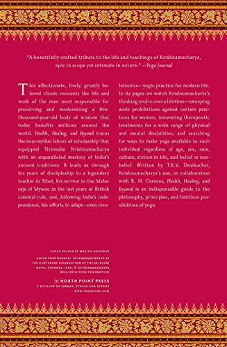 Health, Healing, and Beyond: Yoga and the Living Tradition of T. Krishnamacharya,Used