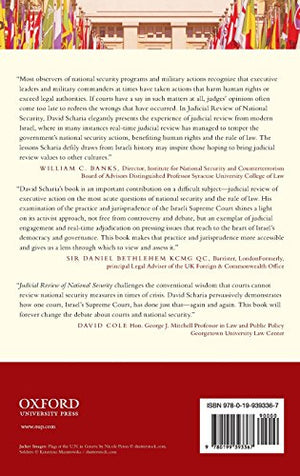 Judicial Review of National Security (Terrorism and Global Justice Series),Used