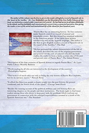 The History of Puerto Rico: From the Spanish Discovery to the American Occupation,Used