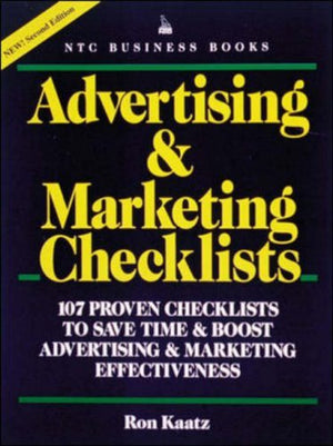 Advertising & Marketing Checklists,Used