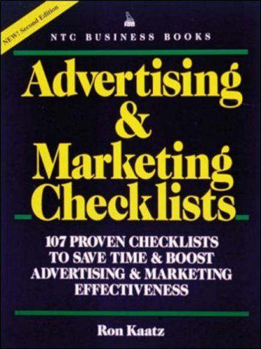 Advertising & Marketing Checklists,Used
