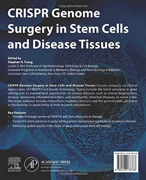 CRISPR Genome Surgery in Stem Cells and Disease Tissues,Used