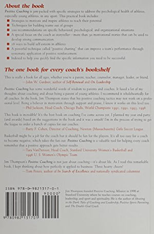 Positive Coaching: Building Character and Selfesteem Through Sports,Used