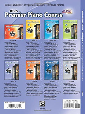 Premier Piano Course Technique, Bk 3 (Premier Piano Course, Bk 3),Used