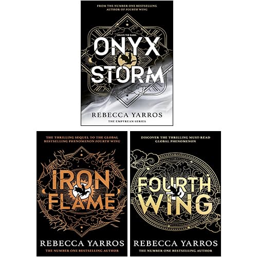 The Empyrean Series 3 Books Collection Set By Rebecca Yarros (Fourth Wing, Iron Flame & Onyx Storm)