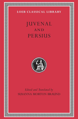 Juvenal and Persius (Loeb Classical Library),Used