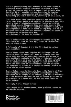 A Philosophy Of Computer Art