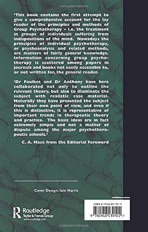Group Psychotherapy: The Psychoanalytic Approach,Used