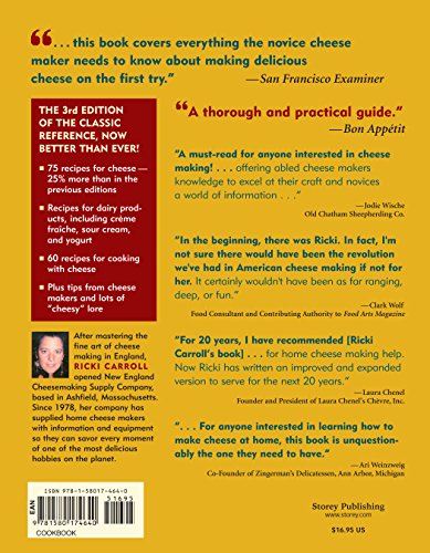 Home Cheese Making: Recipes for 75 Homemade Cheeses,New