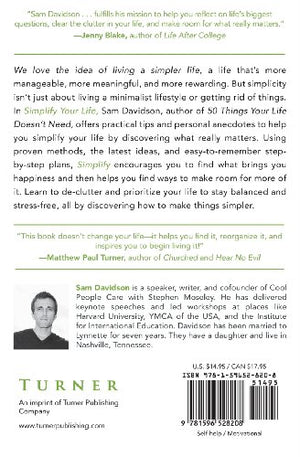 Simplify Your Life: How to DeClutter & DeStress Your Way to Happiness,Used