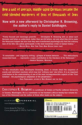 Ordinary Men: Reserve Police Battalion 101 And The Final Solution In Poland,Used