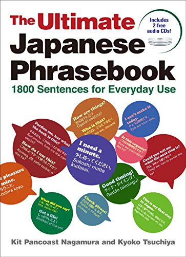 The Ultimate Japanese Phrasebook: 1800 Sentences for Everyday UseIncl. CD,Used