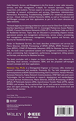 Cable Networks, Services, and Management (IEEE Press Series on Networks and Service Management),Used