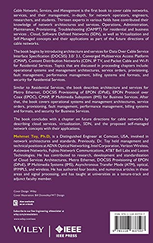 Cable Networks, Services, and Management (IEEE Press Series on Networks and Service Management),Used