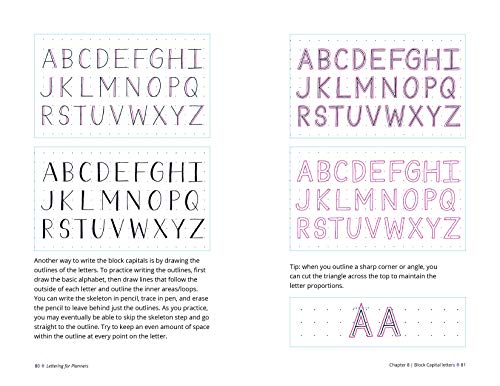 Lettering for Planners: A StepByStep Guide to Hand Lettering and Modern Calligraphy for Bullet Journals and Beyond (Learn Call,Used
