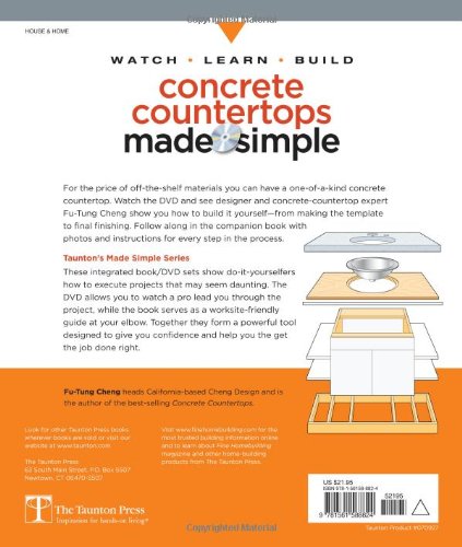 Concrete Countertops Made Simple: A Stepbystep Guide (Made Simple (Taunton Press)),Used