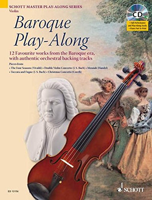 Baroque PlayAlong for Violin: 12 Favorite Works from the Baroque Era,Used