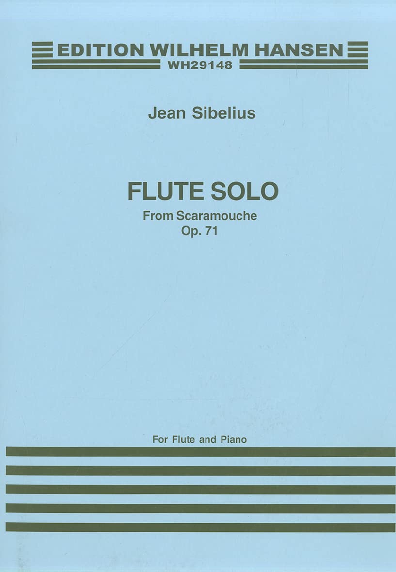 Jean Sibelius: Flute Solo (Scaramouche) Op.71,Used